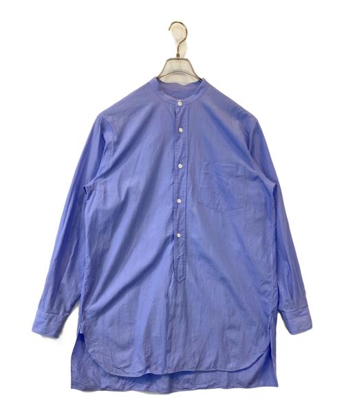 COMOLI（コモリ）COMOLI (コモリ) バンドカラーシャツ　T01-02002 ブルー サイズ:2の古着・服飾アイテム