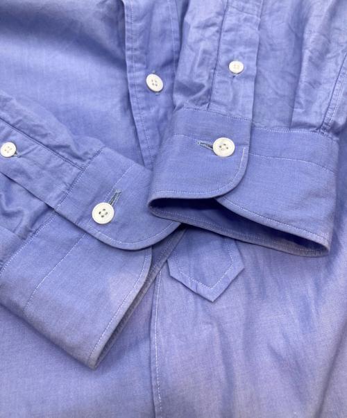 COMOLI（コモリ）COMOLI (コモリ) バンドカラーシャツ　T01-02002 ブルー サイズ:2の古着・服飾アイテム