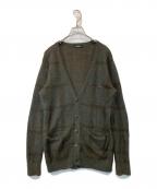 BURBERRY BLACK LABELバーバリーブラックレーベル）の古着「モヘア混カーディガン D1N82-414-78」｜グリーン