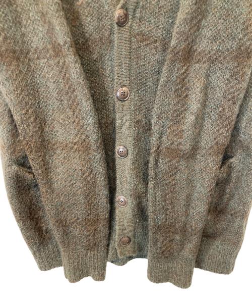 BURBERRY BLACK LABEL（バーバリーブラックレーベル）BURBERRY BLACK LABEL (バーバリーブラックレーベル) モヘア混カーディガン D1N82-414-78 グリーン サイズ:2の古着・服飾アイテム