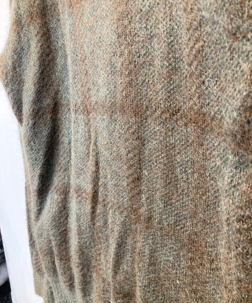 BURBERRY BLACK LABEL（バーバリーブラックレーベル）BURBERRY BLACK LABEL (バーバリーブラックレーベル) モヘア混カーディガン D1N82-414-78 グリーン サイズ:2の古着・服飾アイテム