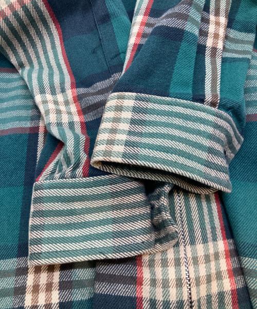 LAUREN RALPH LAUREN（ローレンラルフローレン）LAUREN RALPH LAUREN (ローレンラルフローレン) チェックジップパーカー グリーン サイズ:Mの古着・服飾アイテム