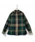 LAUREN RALPH LAUREN（ローレンラルフローレン）の古着「チェックジップパーカー」｜グリーン