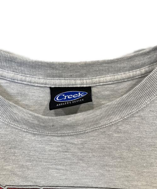 Creek Angler's Device（クリークアングラーズデヴァイス）Creek Angler's Device (クリークアングラーズデヴァイス) bassTシャツ グレー サイズ:XXLの古着・服飾アイテム