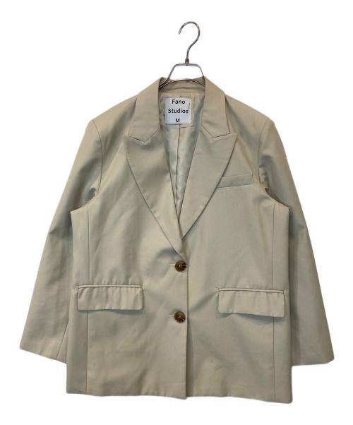 Fano Studios（ファノ ストゥディオズ）Fano Studios (ファノ ストゥディオズ) 2-button Tailored jacket & Layered vest cb-3　FC21T004 ジャケット ベージュ サイズ:Mの古着・服飾アイテム