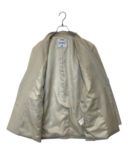 Fano Studios（ファノ ストゥディオズ）Fano Studios (ファノ ストゥディオズ) 2-button Tailored jacket & Layered vest cb-3　FC21T004 ジャケット ベージュ サイズ:Mの古着・服飾アイテム