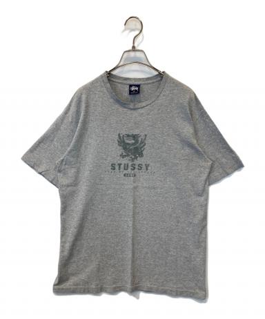 中古・古着通販】stussy (ステューシー) 紺タグ プリントTシャツ