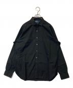 POLO BY RALPH LAURENポロ バイ ラルフローレン）の古着「REGENT CLASSIC FIT レギュラーシャツ」｜ブラック