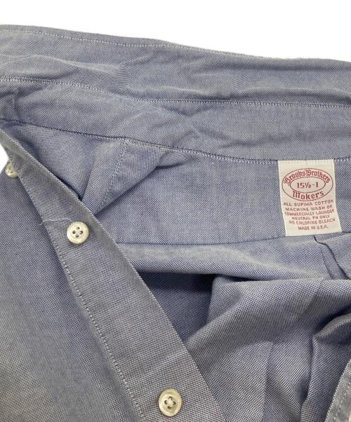 BROOKS BROTHERS（ブルックスブラザーズ）BROOKS BROTHERS (ブルックスブラザーズ) makers ボタンダウンシャツ ブルー サイズ:15 1/2-1の古着・服飾アイテム