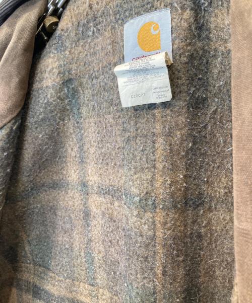 CarHartt（カーハート）CarHartt (カーハート) RANCH BARN STYLE JACKET C10CHT ジャケット ブラウン サイズ: LARGE REGULARの古着・服飾アイテム