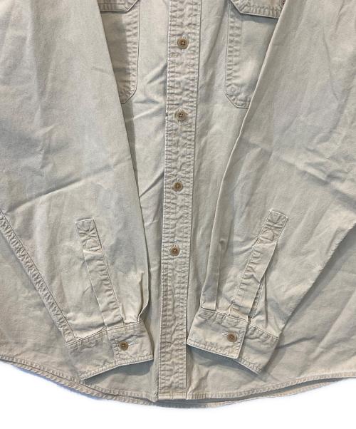 L.L.Bean（エルエルビーン）L.L.Bean (エルエルビーン) コットンワークシャツ ベージュ サイズ:Lの古着・服飾アイテム