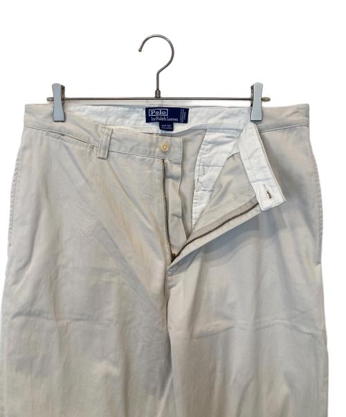 POLO by  RALPH LAUREN（ポロ バイ ラルフローレン）POLO by  RALPH LAUREN (ポロ バイ ラルフローレン) チノパン ホワイト サイズ:W36×L30の古着・服飾アイテム