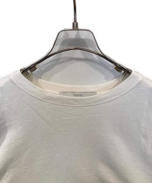 FRAMeWORK（フレームワーク）FRAMeWORK (フレームワーク) ショートSWEATハーフスリーブ ホワイト サイズ:Freeの古着・服飾アイテム