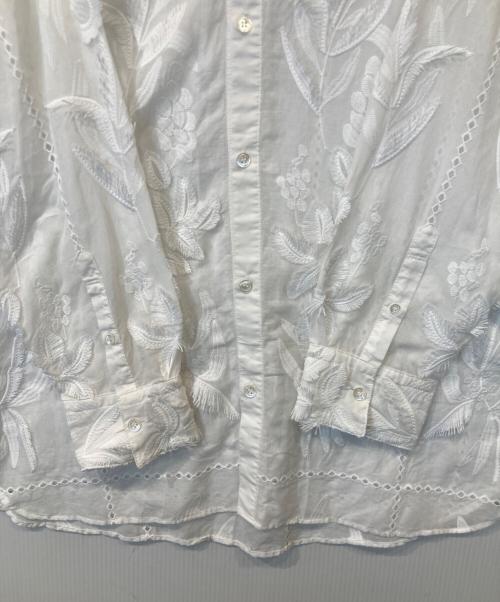 JOURNAL STANDARD（ジャーナルスタンダード）JOURNAL STANDARD (ジャーナルスタンダード) TOLIGHT (トライト) フリンジレースシャツ 24050410927130 ホワイト サイズ:FREEの古着・服飾アイテム