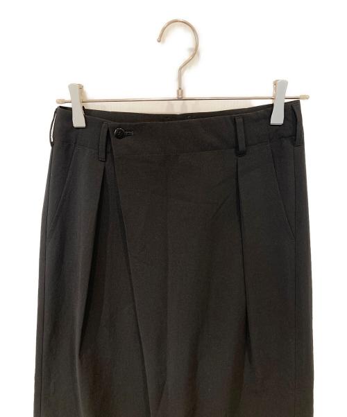 FRAMeWORK（フレームワーク）FRAMeWORK (フレームワーク) 撥水リサイクルPeラップワイドパンツ ブラック サイズ:38の古着・服飾アイテム