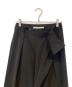 中古・古着 FRAMeWORK (フレームワーク) 撥水リサイクルPeラップワイドパンツ ブラック サイズ:38：6000円