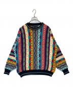 JOHN HENRYジョン ヘンリー）の古着「3Dニット」｜マルチカラー