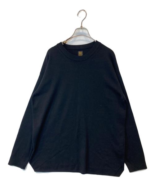 BATONER（バトナ―）BATONER (バトナ―) ウールニット BN-19FM-013 ブラック サイズ:1の古着・服飾アイテム