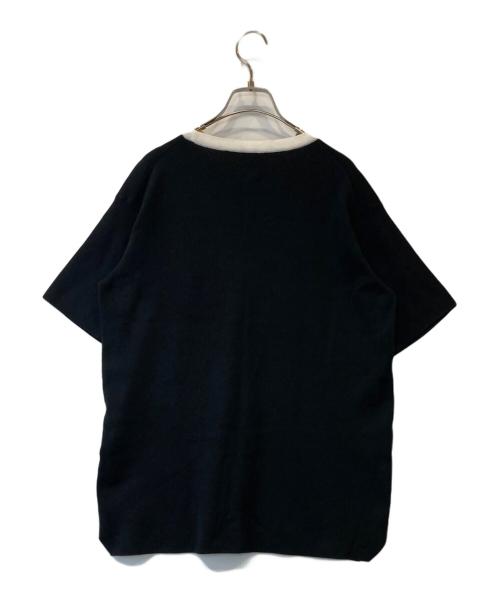 BATONER（バトナ―）BATONER (バトナ―) 32G スムースニットクルーネックTシャツ BN-19SM-019 ブラック サイズ:1の古着・服飾アイテム