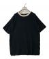 BATONER（バトナ―）の古着「32G スムースニットクルーネックTシャツ BN-19SM-019」｜ブラック
