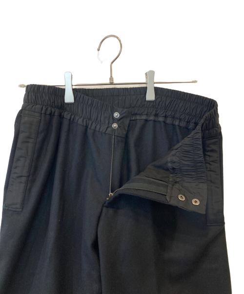 JIL SANDER（ジルサンダー）JIL SANDER (ジルサンダー) 切替ウールパンツ ブラック サイズ:46の古着・服飾アイテム