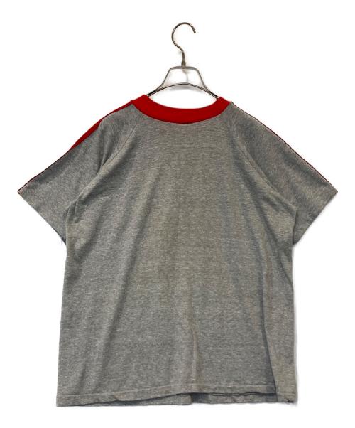 古着（フルギ）古着 (フルギ) Tシャツ レッド×グレー サイズ:不明の古着・服飾アイテム