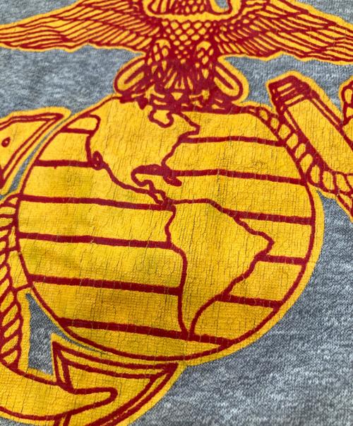 古着（フルギ）古着 (フルギ) Tシャツ レッド×グレー サイズ:不明の古着・服飾アイテム