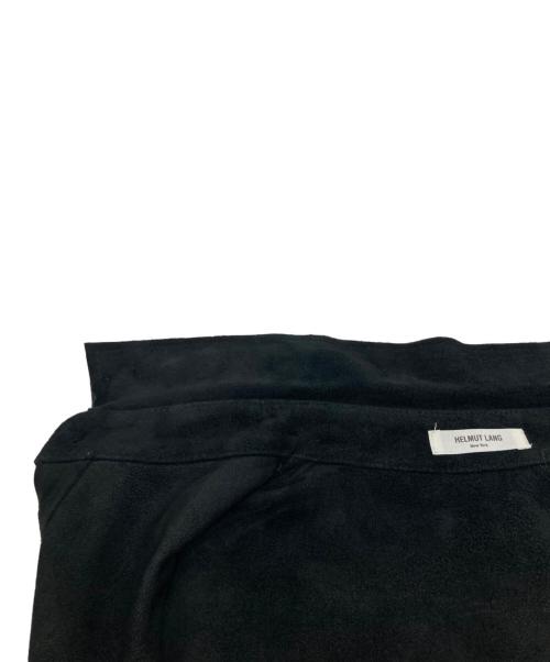 HELMUT LANG（ヘルムートラング）HELMUT LANG (ヘルムートラング) ゴートスエードシャツ 17-0108541 ブラック サイズ:Sの古着・服飾アイテム