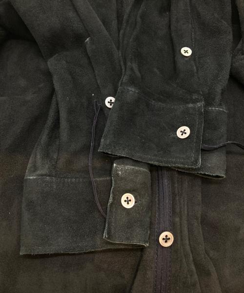 HELMUT LANG（ヘルムートラング）HELMUT LANG (ヘルムートラング) ゴートスエードシャツ 17-0108541 ブラック サイズ:Sの古着・服飾アイテム