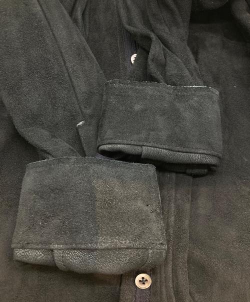 HELMUT LANG（ヘルムートラング）HELMUT LANG (ヘルムートラング) ゴートスエードシャツ 17-0108541 ブラック サイズ:Sの古着・服飾アイテム