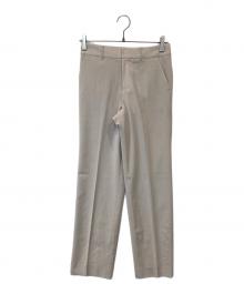 UNTITLED（アンタイトル）の古着「ストレッチ セミワイドパンツ」｜アイボリー