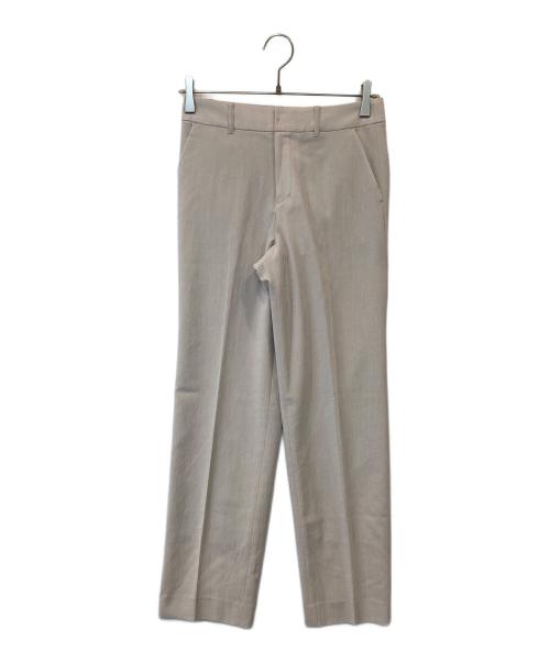 UNTITLED（アンタイトル）UNTITLED (アンタイトル) ストレッチ セミワイドパンツ アイボリー サイズ:1 未使用品の古着・服飾アイテム