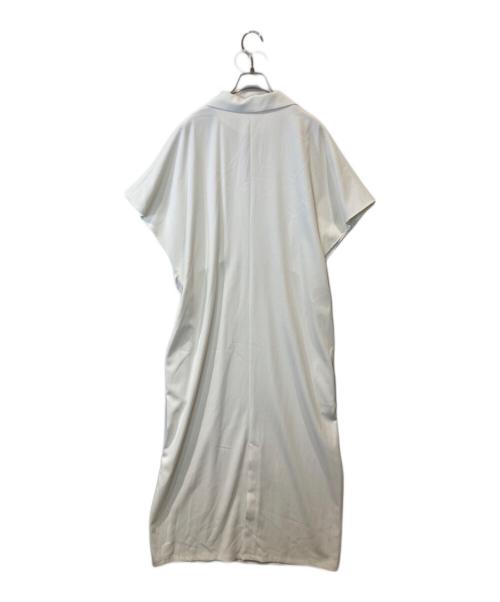 loin.（ロワン）loin. (ロワン) ノースリーブワンピース ベルト付き　3LST0001 ホワイト サイズ:36の古着・服飾アイテム