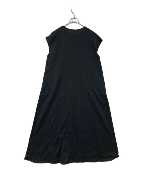 23区（ニジュウサンク）23区 (ニジュウサンク) ファインピケジャージ ワンピース OPWOIM0506 ブラック サイズ:38 未使用品の古着・服飾アイテム