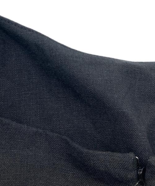 23区（ニジュウサンク）23区 (ニジュウサンク) リネンノースリーブワンピース OPWONM6851 グレー サイズ:38の古着・服飾アイテム