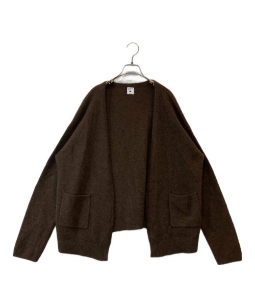 SHIPS（シップス）SHIPS (シップス) ボタンレスヤクカーディガン 116-45-0207 ブラウン サイズ:Mの古着・服飾アイテム