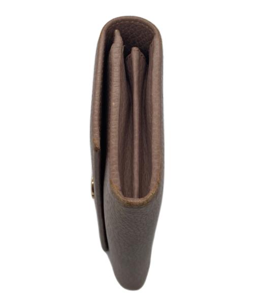 GUCCI（グッチ）GUCCI (グッチ) マーモント長財布 456116 520981 ピンクの古着・服飾アイテム