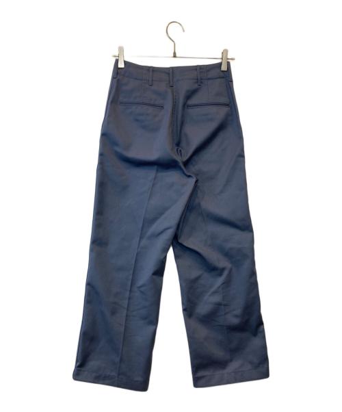 HYKE（ハイク）HYKE (ハイク) T/C TWILL ARMY CHINOS 13234 パンツ ブルー サイズ:1の古着・服飾アイテム