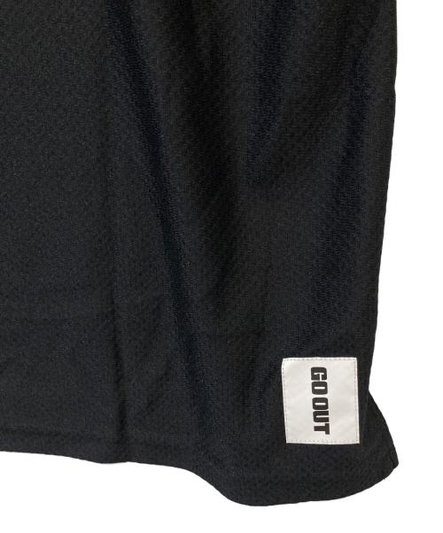 CAPTAINS HELM（キャプテンズヘルム）CAPTAINS HELM (キャプテンズヘルム) GO OUT (ゴーアウト) THUNDER LINE SUN-GUARD MESH TEE / サンダーラインサンガード メッシュTシャツCH22-GO-T01 ブラック サイズ:Lの古着・服飾アイテム
