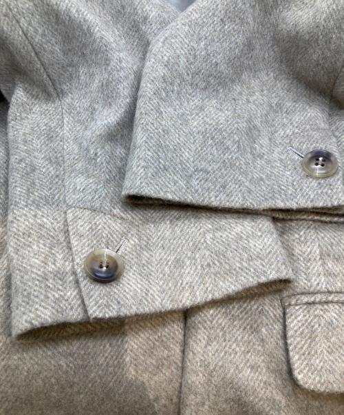 SLOBE IENA（スローブ イエナ）SLOBE IENA (スローブ イエナ) ライトシャギーヘリンボーンジャケット 24010912302040 ブラウン サイズ:XLの古着・服飾アイテム