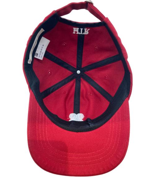 OHOTORO（オオトロ）OHOTORO (オオトロ) HTR ball cap レッドの古着・服飾アイテム