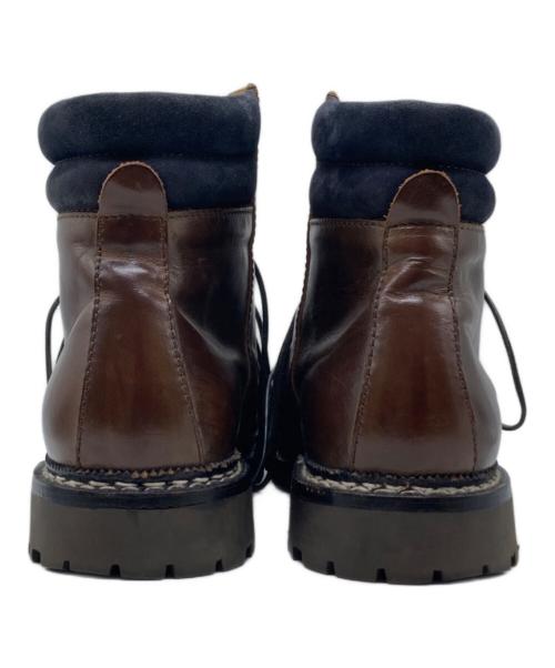 rosa mosa（ロサモサ）rosa mosa (ロサモサ) レザーブーツ ブラウン サイズ:40の古着・服飾アイテム