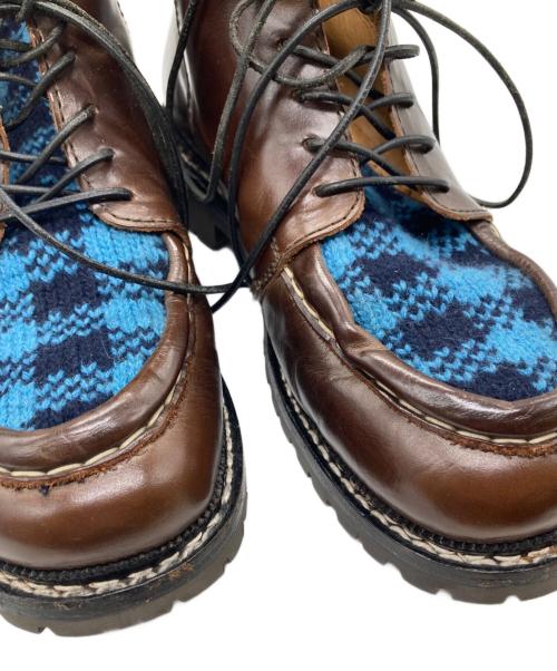 rosa mosa（ロサモサ）rosa mosa (ロサモサ) レザーブーツ ブラウン サイズ:40の古着・服飾アイテム