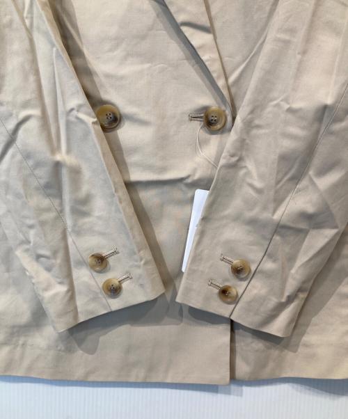 Noble（ノーブル）Noble (ノーブル) コットンツイルイージーロングジャケット 25010240601010 ベージュ サイズ:36 未使用品の古着・服飾アイテム