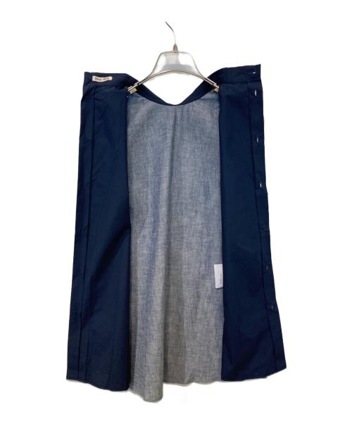 MIU MIU（ミュウミュウ）MIU MIU (ミュウミュウ) デニム地切替ブラウス　GWC027 ネイビー サイズ:38の古着・服飾アイテム