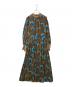 Ameri（アメリ）の古着「MILA VELOUR CUT DRESS　01220560271」｜ブラウン