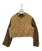 COMME des GARCONS tricotコムデギャルソントリコ）の古着「ジャケット　TJ-050330」｜ブラウン