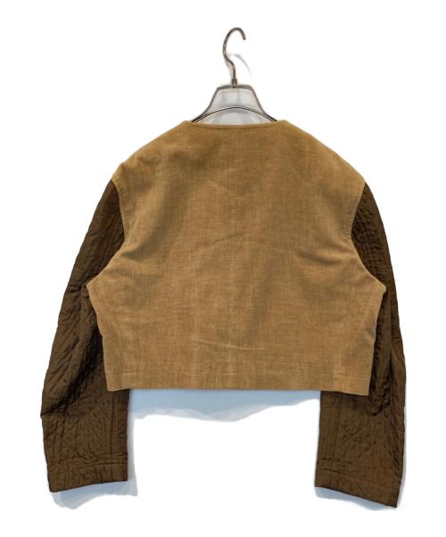 COMME des GARCONS tricot（コムデギャルソントリコ）COMME des GARCONS tricot (コムデギャルソントリコ) ジャケット　TJ-050330 ブラウン サイズ:表示がないため不明の古着・服飾アイテム