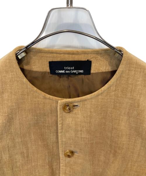COMME des GARCONS tricot（コムデギャルソントリコ）COMME des GARCONS tricot (コムデギャルソントリコ) ジャケット　TJ-050330 ブラウン サイズ:表示がないため不明の古着・服飾アイテム