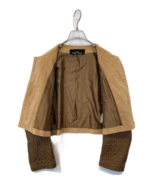 COMME des GARCONS tricot（コムデギャルソントリコ）COMME des GARCONS tricot (コムデギャルソントリコ) ジャケット　TJ-050330 ブラウン サイズ:表示がないため不明の古着・服飾アイテム